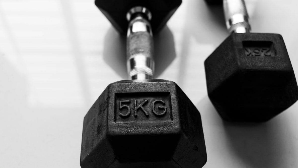 Workout with Dumbbells